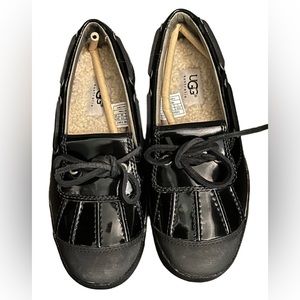 Women’s Australian UGG Waterproof Black Moccasin